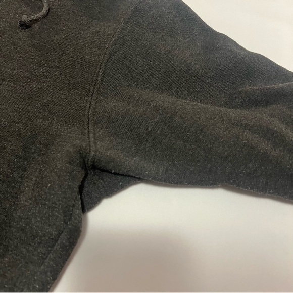 Soft charcoal hoodie with Blcksmth balloon art size L gently worn sweatshirt - Picture 4 of 6